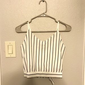 Striped Crop Top